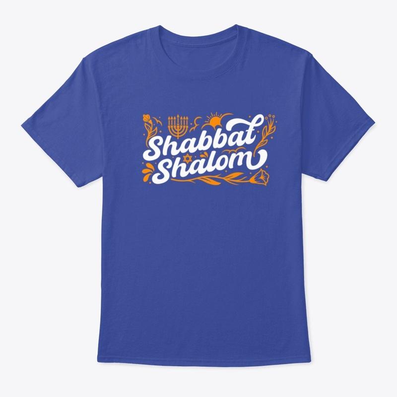 Shabbat Shalom shirt and sweatshirt